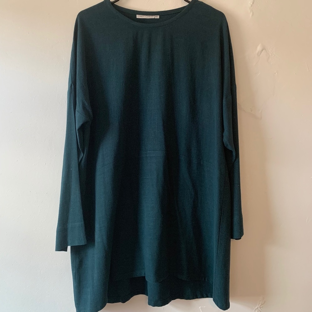 Only Child Dylan Tunic in Cotton - Marine Color - M/L